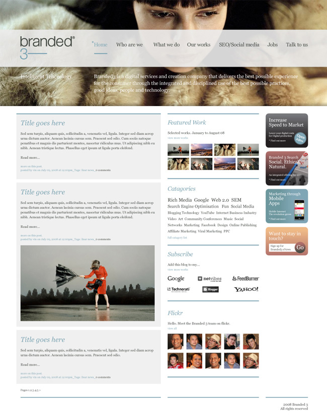 Branded 3 Website