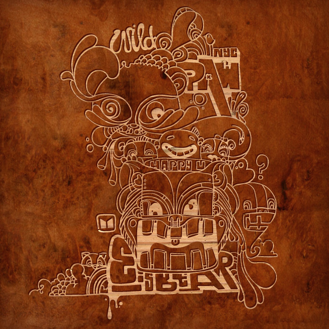 contemporary totem pole